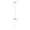 Z-Lite Gideon Pendant, 1-Light, 10 In.W x 14.5 In.H, Polished Nickel/Etched Opal 1945P9-PN - alternate 1